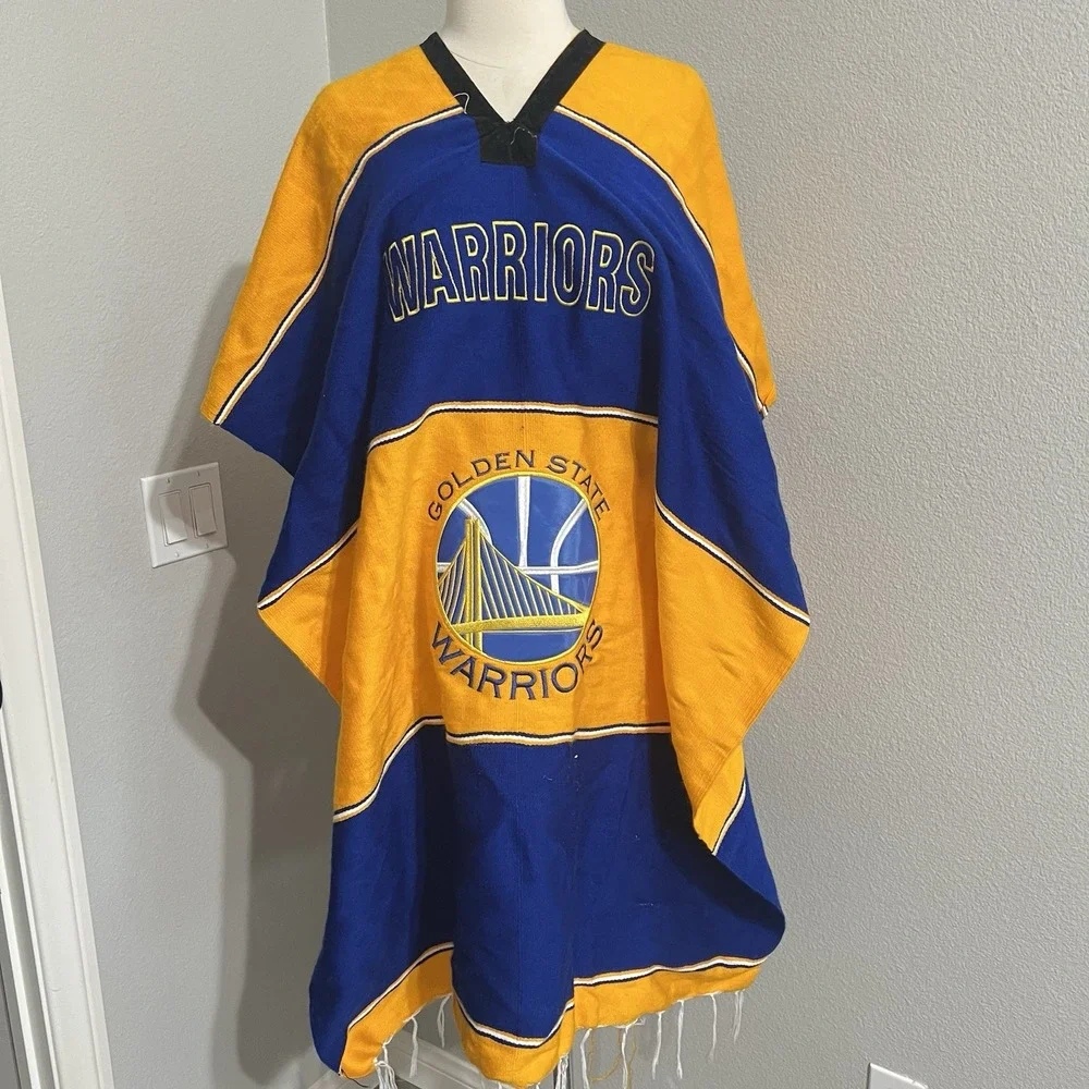 Golden State Warriors Backpack & Poncho Basketball Apparel One Size Fits Most